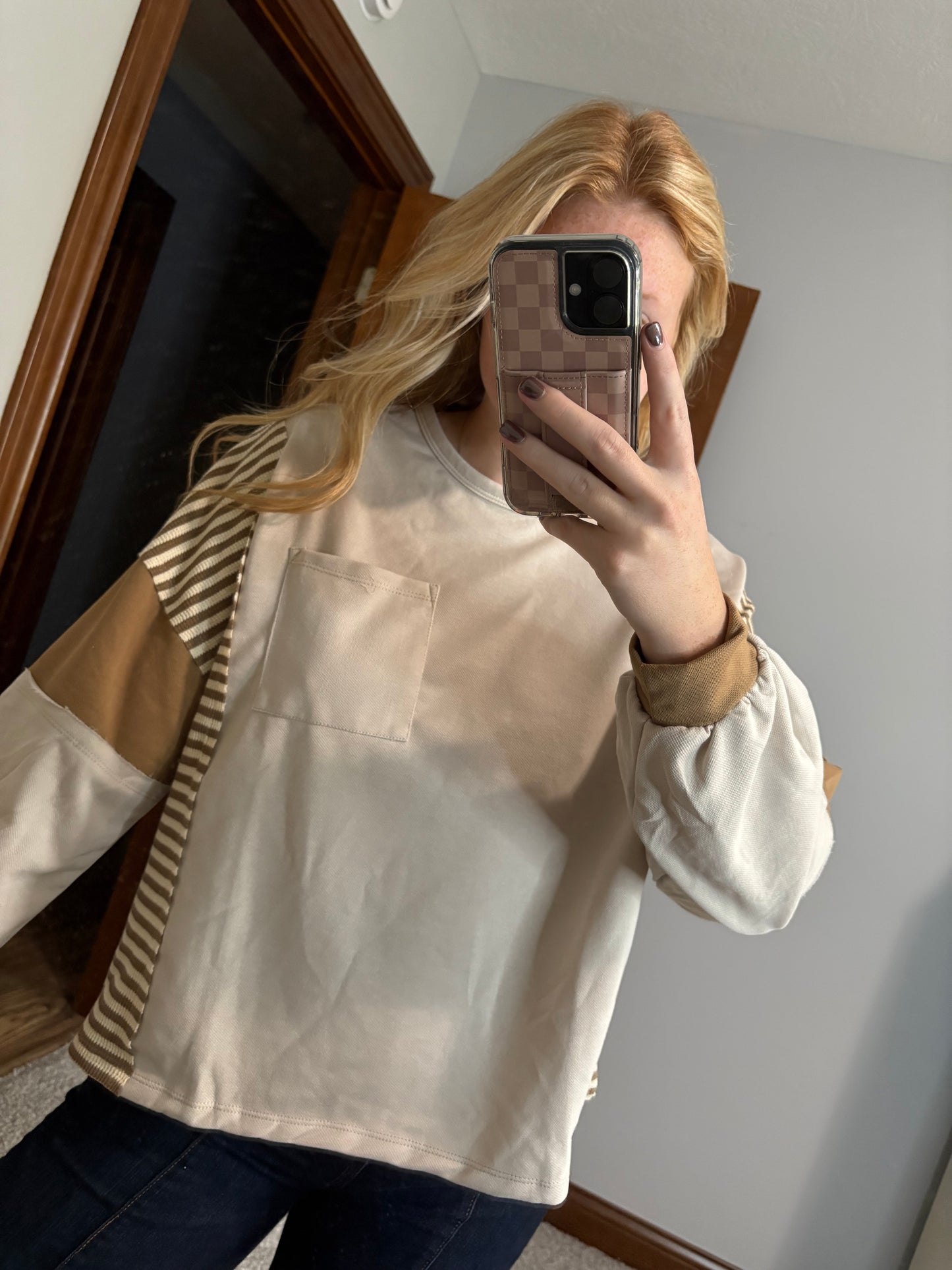 Striped Colorblock Top