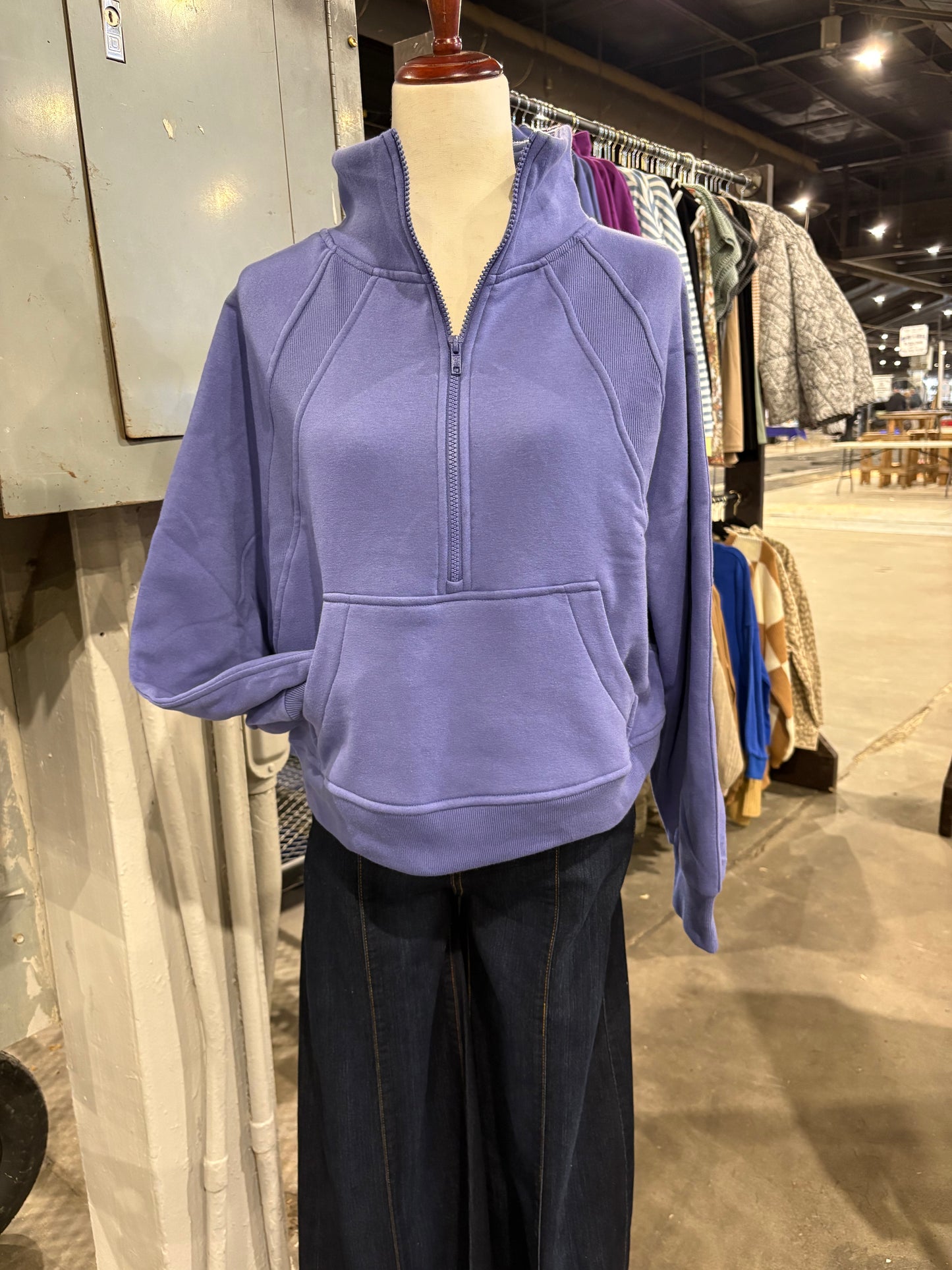 Half Zip Sweatshirts