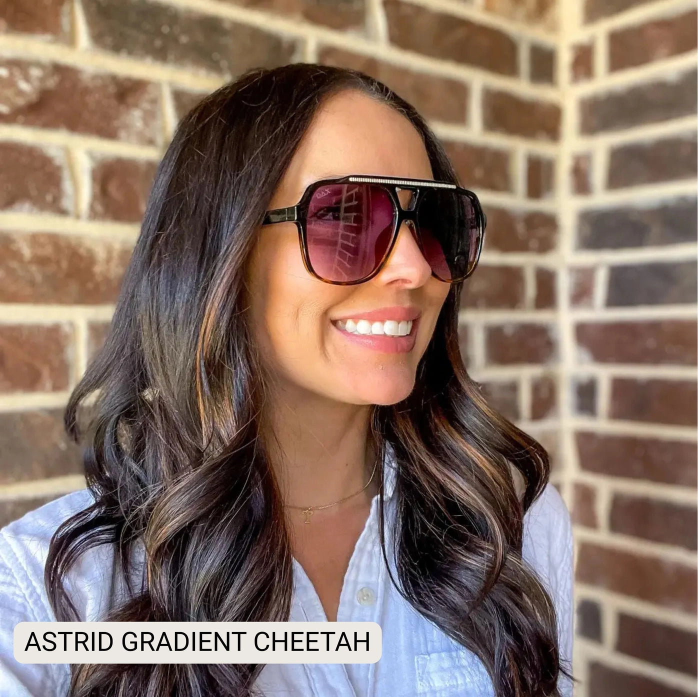 Astrid Oversized Aviator Sunglasses