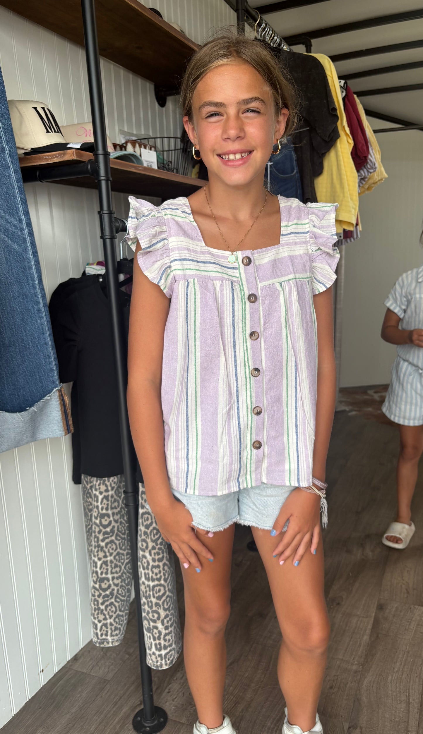 Girls Lavendar Top