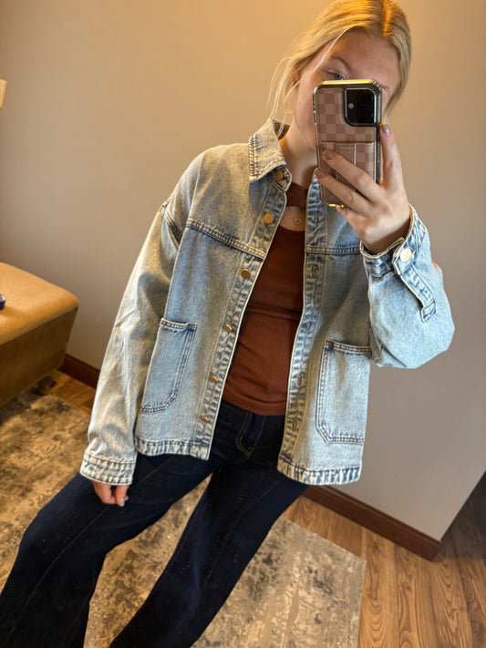 Washed Denim Jacket