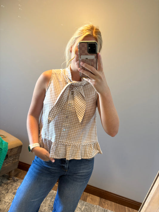 Gingham Tank