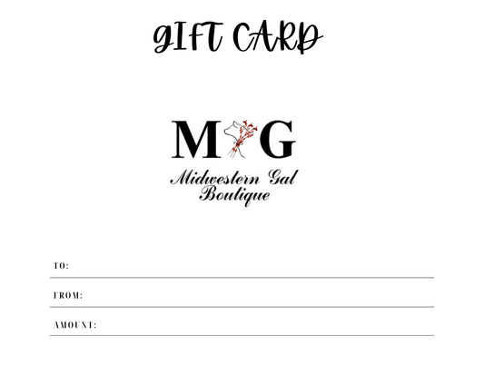 Midwestern Gal Boutique Gift Card