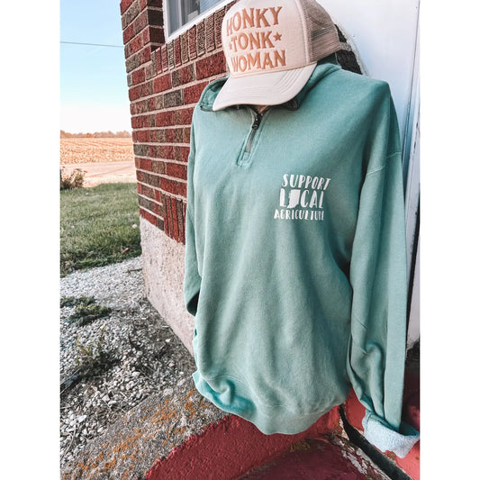 Support Local Ag 1/4 Zip