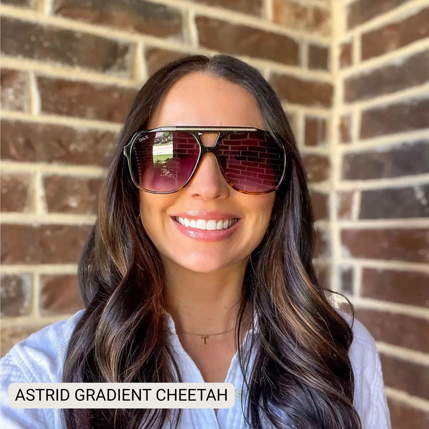 Astrid Oversized Aviator Sunglasses